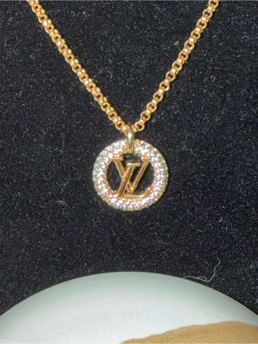 Louis Vuitton Gold Louise By Night Necklace